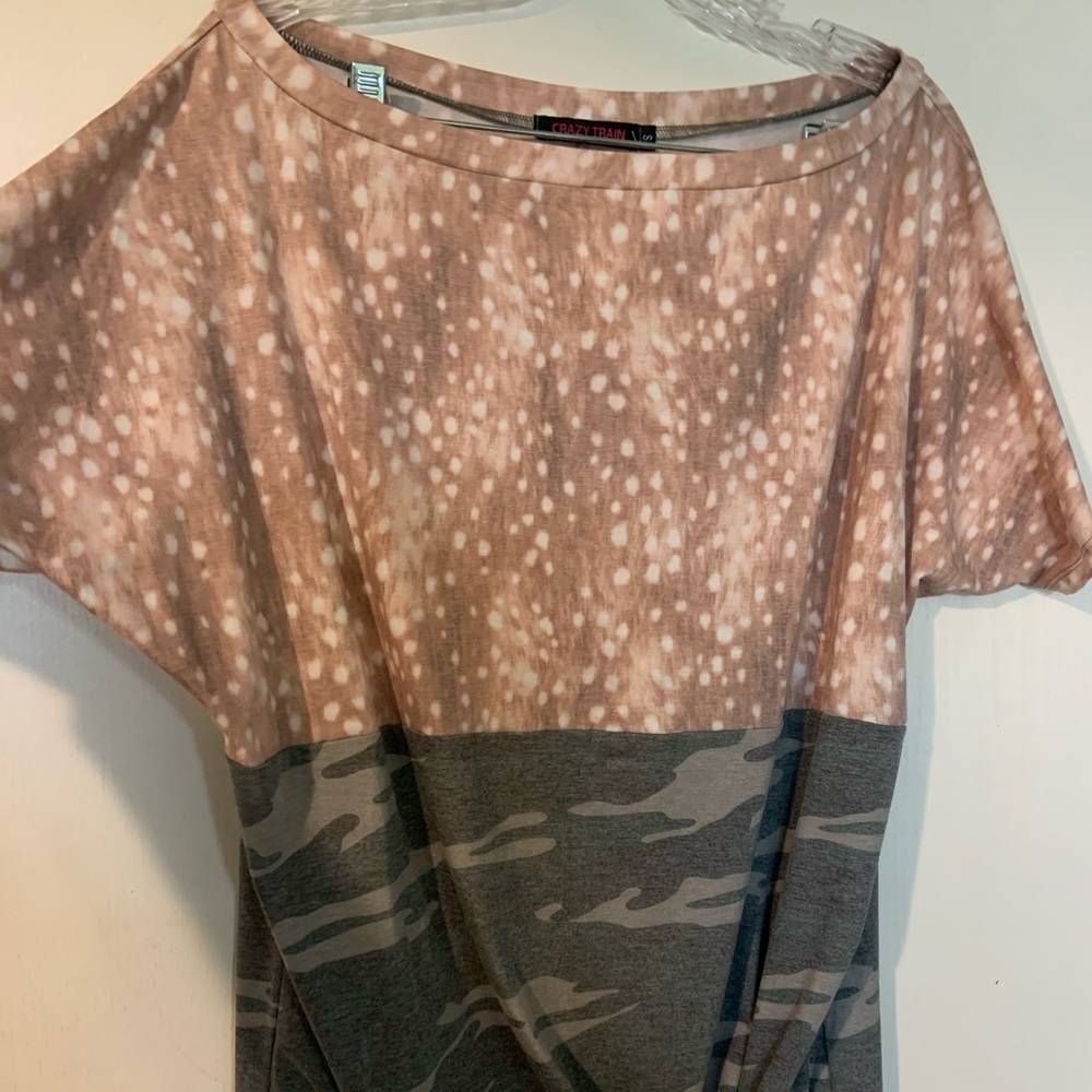 Blush and Camo Boutique Shirt